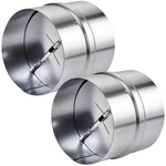 Soujoy 2 Pack 4 Inch Backdraft Damper Duct, One-way Airflow Silver. Fixed Price $24.64.