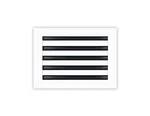 14X10 Modern Ac Vent Cover - Decorative White Air Standard Linear Slot Di. Fixed Price $82.99.