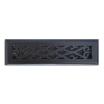 Hampton Vent Elegant Scroll In. X 12 Steel Floor Register Matte Black. Fixed Price $19.99.