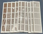 Lot Of 10 Return Grill 30"X6" White Airmate 173CWEL. Fixed Price $149.99.