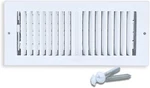 X 14" White Sidewall & Ceiling Register 2 Way Steel Air Vent Cover,. Fixed Price $33.11.