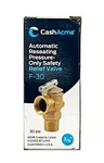 Cash Acme F-30 3/4", 22887-0030 Psi Auto Reseating Pressure Only Relief E1. Fixed Price $22.81.