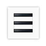 6X6 Modern Ac Vent Cover - Decorative White Air Standard Linear Slot Diff. Fixed Price $39.99.