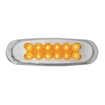 Ultra Thin Spyder Led Marker Light Amber/amber W/ Plastic Matrix Bezel GG#76700. Fixed Price $14.90.