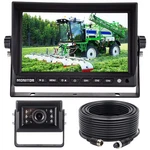 Ahd 1080P, 9" Wired Monitor Rear View Reverse Backup Night Vision Camera Syst.... Fixed Price $248.91.