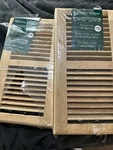 New Oak Floor 6 X10 Set Of Two Natural Registers Unique. Fixed Price $35.00.