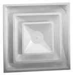 Hvac Premium Drop Ceiling Supply Grille-for T-bar LAY-IN,2 Coned 24"X24". Fixed Price $69.30.