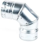 Pellet Stove Vent Elbow, Degree, In. 3PVL-E90S. Fixed Price $76.25.