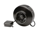 Soler & Palau PV-125X Black/steel 5"/125MM Inline Centrifugal Duct Fan. Fixed Price $270.54.