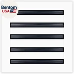 - 10X10 Modern Ac Vent Cover Decorative White Aluminum Air Standard Lin. Fixed Price $113.43.