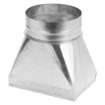 Patikil 8" X 6" Straight Register Boot, Galvanized Steel Silver Tone. Fixed Price $70.14.