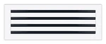 22X8 Modern Ac Vent Cover - Decorative White Air Standard Linear Slot Dif. Fixed Price $109.99.