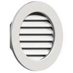 Ekena Milwork 21" X Round White Pvc Paintable Gable Louver Vent. Fixed Price $109.00.