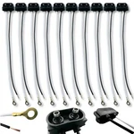 2 Prong Male Plugs 10X 8.5" Pigtail Wire Truck Rv Trailer Marker Lights 90. Fixed Price $20.74.