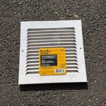 1 Everbilt Air Return Grill 8"X 8IN Metal (white) Paintable Duct Opening Cover. Fixed Price $14.99.