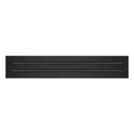 Buildmart - 22X4 Modern Vent Cover Decorative Black Air Standard .... Fixed Price $98.44.