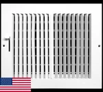 Hvac Premium 8"X6" 2-WAY Flat Stamped Steel Vent Cover Grille Register. Fixed Price $27.95.