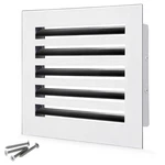 10X10 Ac Vent Cover White Aluminum Decorative Air Register Grille. Fixed Price $58.99.