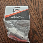 Raven 1/8" Radiator Air Valve Hoffman Style Chrome Plated Steel. Fixed Price $9.00.