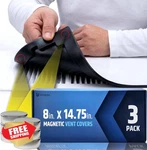 Hmmagnets 8"X14.75" White Vent Covers 3-PACK. Fixed Price $74.95.
