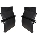 Poly Quarter Fenders For Semi Trucks Black 24"X24" Mud Flap Hangers,tube Brac.... Fixed Price $147.88.