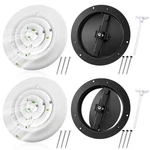 Therwen 2 Set 6" Round Ceiling Diffuser Hvac Vent Duct Cover, Steel. Fixed Price $95.39.
