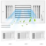 Dgb 4 Pcs 10X6 Inch Air Vent Covers 3-WAY Solid Metal Wall Ceiling Register. Fixed Price $67.23.