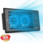 Hisummer 4"X10" Register Booster Fan 10-SPEED Vent Remote Temp Sensor 150 Cfm. Fixed Price $74.99.