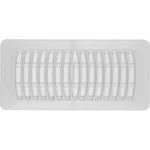 Imperial RG1292 Floor Register, 10 Duct, White, 4 Opening, Polyst. Fixed Price $14.39.