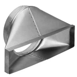 Broan 4-1/2" X 18-1/2" To 10" Round Galvanized Steel Duct Transition Vent. Fixed Price $75.04.