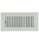 Air Register Vent Cover Grille Ac X Duct Size Sidewall Ceiling Steel White.. Fixed Price $13.99.