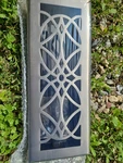 Madelyn Carter Contemporary Empire Style Vent Cover, 4X12 Cast Aluminum Inte.... Fixed Price $39.99.