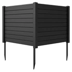 Costway 48"L X 37.5"H Air Conditioner Fence With Ground Stakes Black. Fixed Price $172.99.