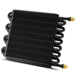 Upgrade 16 Pass Aluminium Transmission Oil Cooler, 1/2" Universal Rows 8AN.... Fixed Price $120.69.