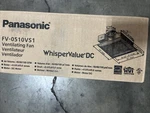 Panasonic FV-0510VS1 Whispervalue Dc Pick-a-flow , 50-80-100 Cfm. Fixed Price $77.99.