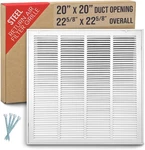 20X20 Duct Opening Steel Return Air Filter Grille By Handua Removable Door. Fixed Price $49.99.