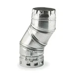 American Metal Products 3EAL Adjustable Vent Elbow 3" Aluminum 90 Double Wall. Fixed Price $22.95.
