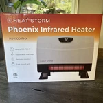 Storm Nib Infrared Space Heater With Attachable Feet, Remote Control HS1500. Fixed Price $69.00.