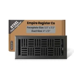 Empire Register Co, Steel Floor - 4X10 Inch, Art Nouveau Design, Tex.... Fixed Price $42.92.