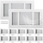 Wesiti 12 Pack X 6 Inch Vent Covers Bulk For Wall And Ceiling, Hvac White. Fixed Price $146.37.