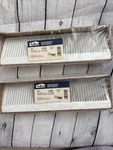 Baseboard Diffusers 15 White Leigh Vent Covers Lot Of 2 New. Fixed Price $16.99.
