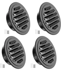 4 Pcs Inch Stainless Steel Air Vents Round Black Soffit Cover. Fixed Price $39.98.