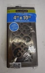 Decor Grates Floor Register Rubbed Bronze Finish 4" X 10" SPH410-RB. Fixed Price $19.99.
