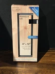New Aria / Fittes Flush Floor Vent Lite 4X12IN. Black D1. Fixed Price $75.00.