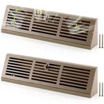 2 Pcs 18 Inch Baseboard Register Duct Opening Size Vent Covers For Home Floor.... Fixed Price $77.68.