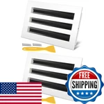 Kelegaan 10X6 Modern Vent Cover 2PACK Decorative White Air Duct Opening. Fixed Price $118.45.