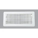 2-HOME Impressions In. X White Steel Floor Register 1FL0410WH-NH. Fixed Price $31.89.