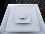 Krueger Diffuser Ceiling Register Vent 1400 FACE=12X12 NECK=8" Round White. Fixed Price $25.87.