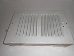 8 X 6 Inch 2-WAY Sidewall, Ceiling White Diffuser By Proselect. Fixed Price $22.00.