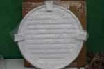 Ekena Millwork 24"W X 24"H 1/8"P, Round Gable Vent With Keystones, Non-funct. Fixed Price $71.19.